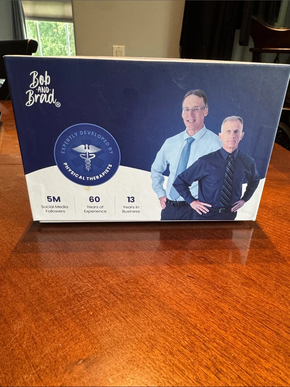 Men's Blue and Black Therapeutic Glasses